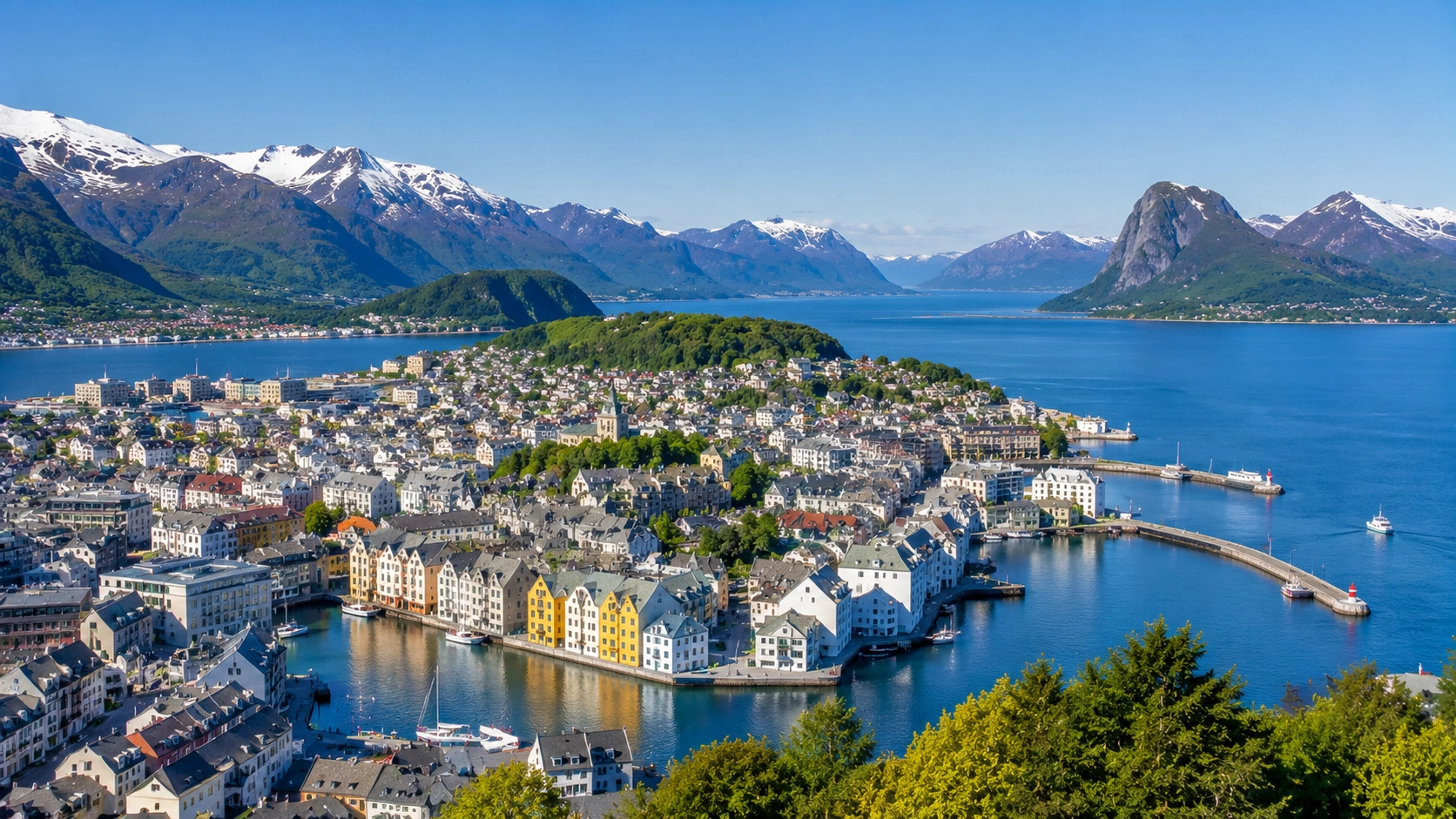 Ålesund lautta destination