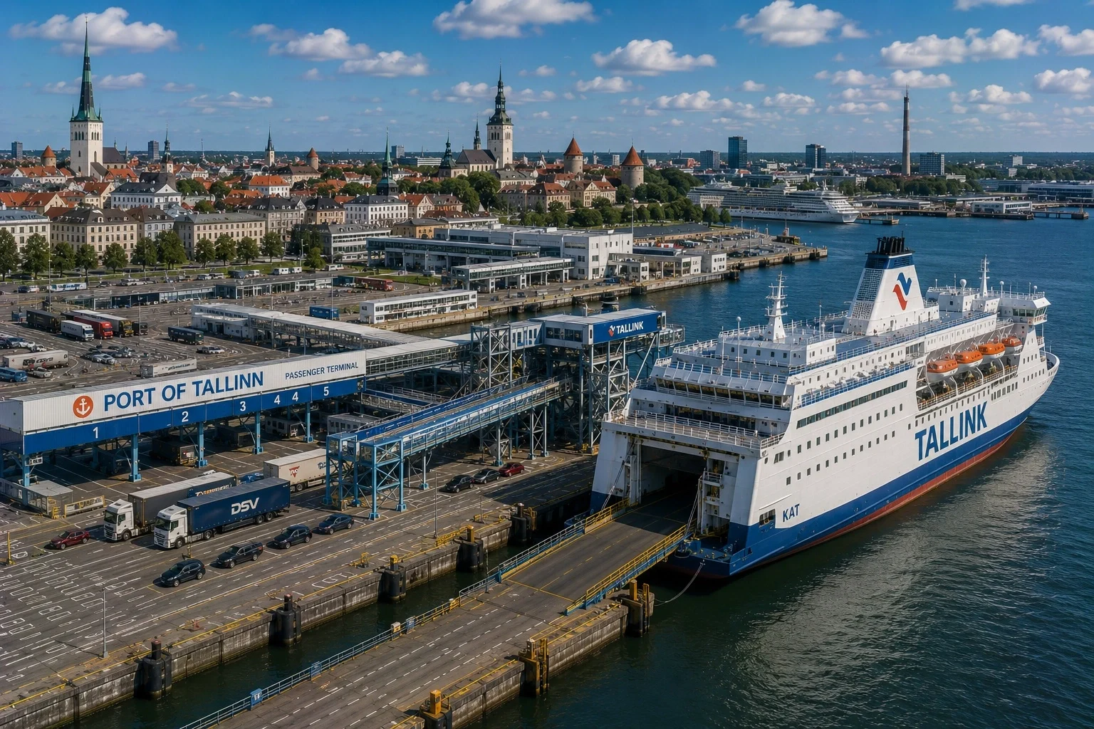 Tallinn lauttasatama ja lauttaterminaalin alue