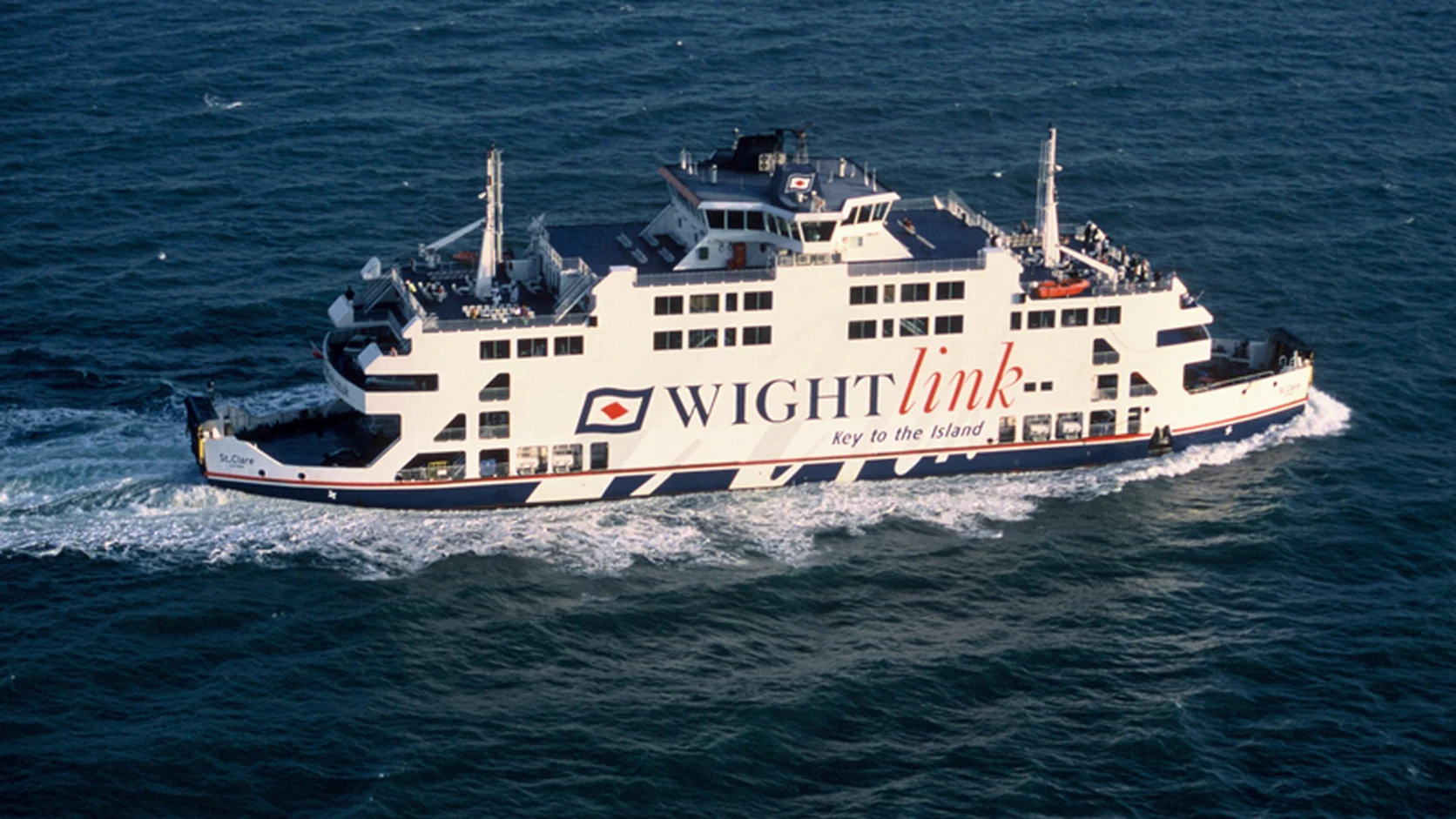 Wightlinkin St Clare -ajoneuvolautta Solentinsalmella