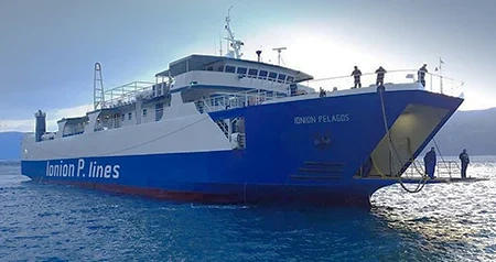 Ionion P. Lines Ionion Pelagos lauttaliikenne